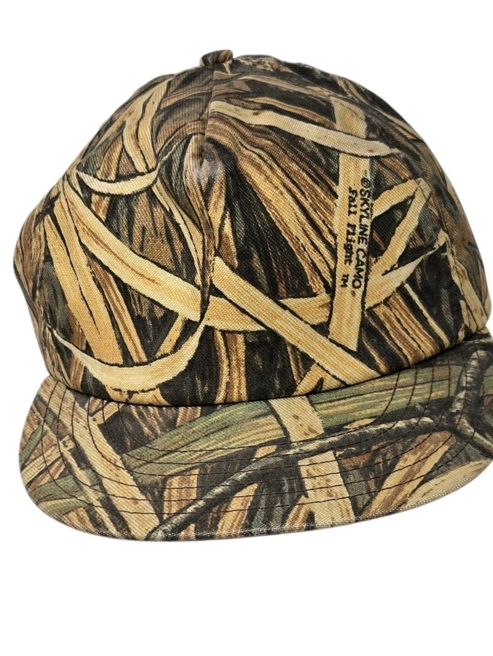 VTG Cabels Insulated Hat Skyline Camo Fall Flight 90s Made In The USA